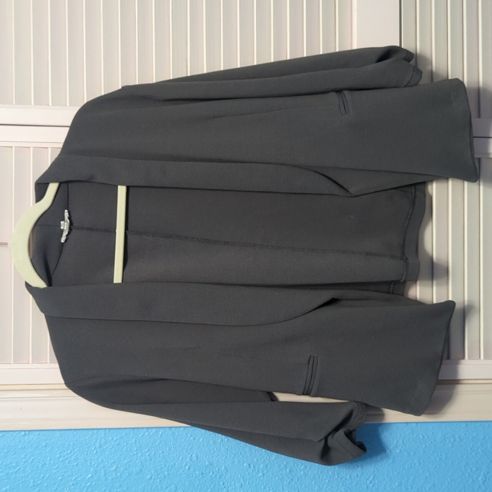 Maurices Light Gray Open Front Blazer Size XL
